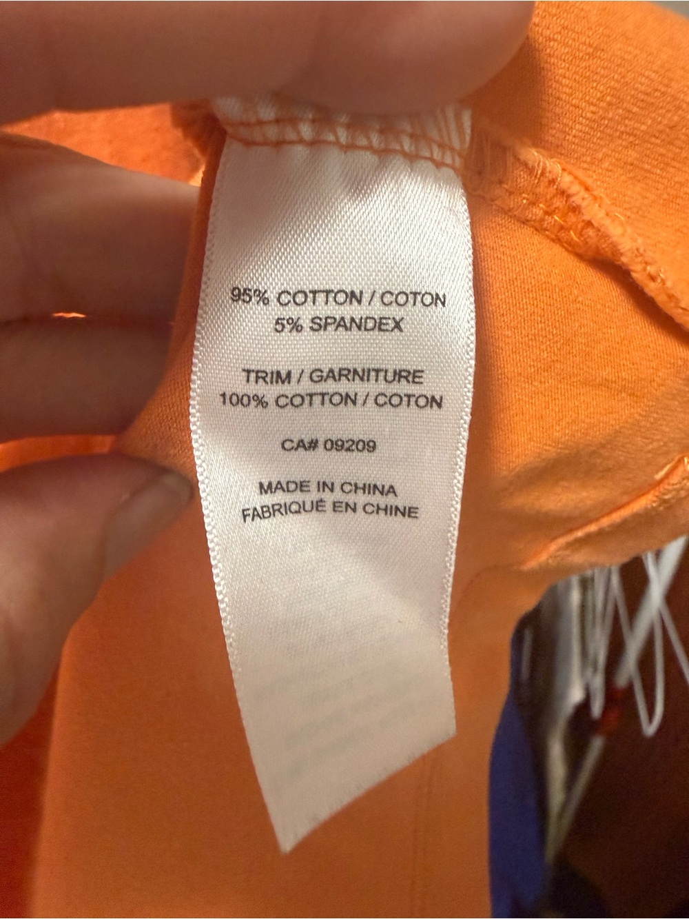 Cleo Orange Pleated Button Front Sleeveless Top – Size L/XL - Picture 5 of 5